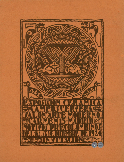 EXPOSICIÓN CERÁMICA CAMPOS CERVERA, MADRID 1924